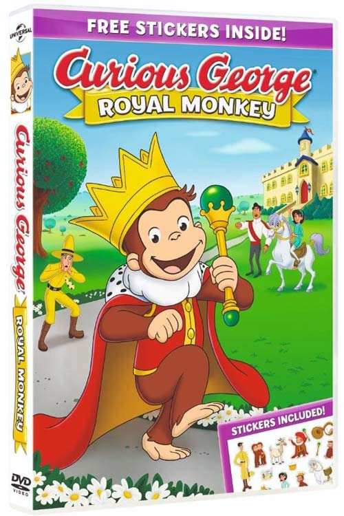 دانلود انیمیشن Curious George: Royal Monkey 2019 با دوبله فارسی