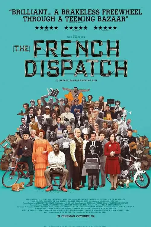 دانلود فیلم گزارش فرانسوی The French Dispatch 2021 زیرنویس فارسی چسبیده